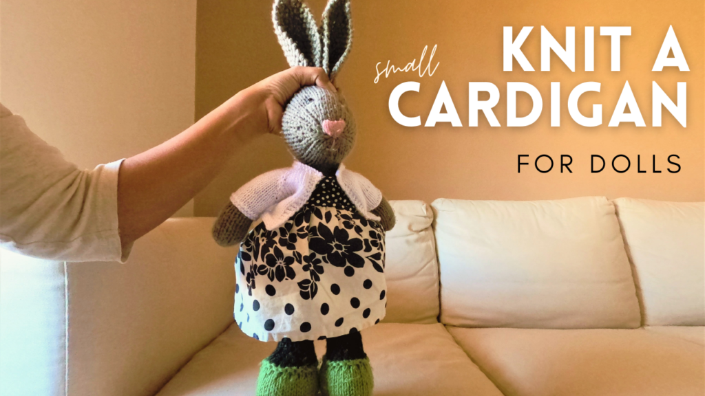 knit cardigan for amigurumi free pattern