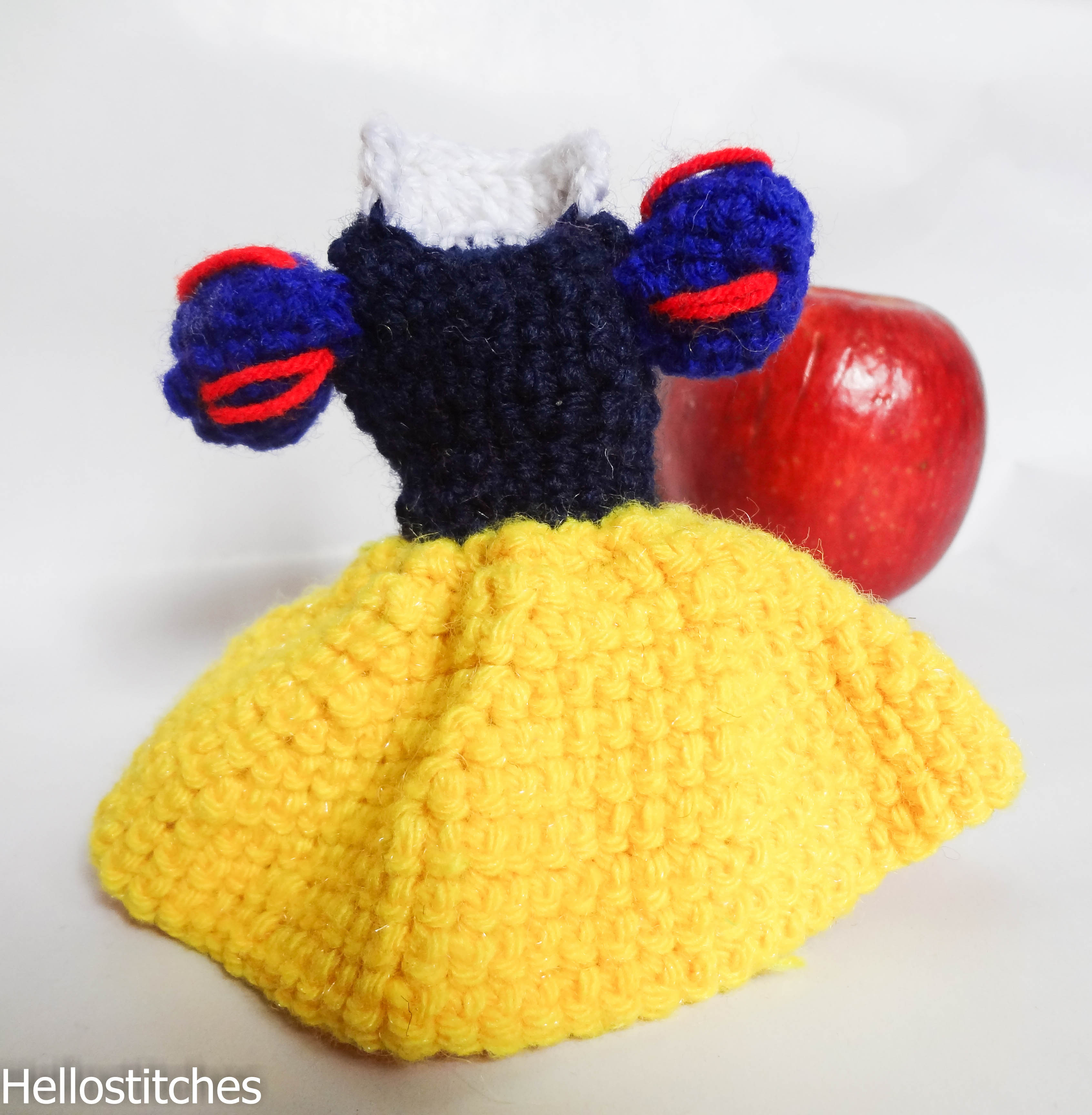 Crochet disney princess dress Snow white hellostitches xo