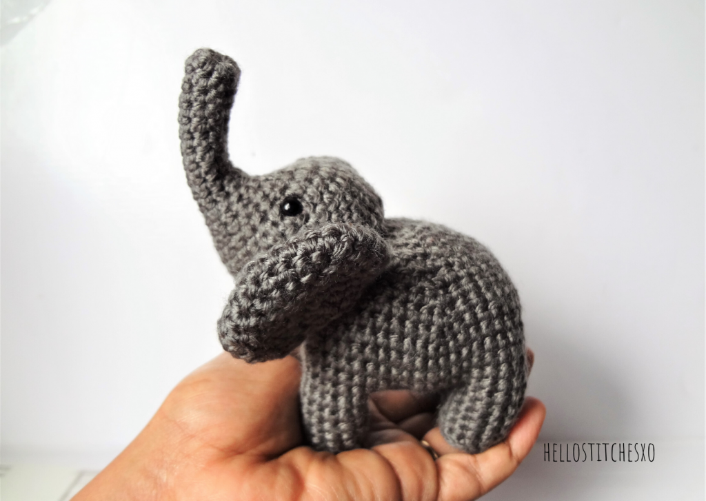 Amigurumi Elephant Crochet Free Pattern Hellostitches Xo